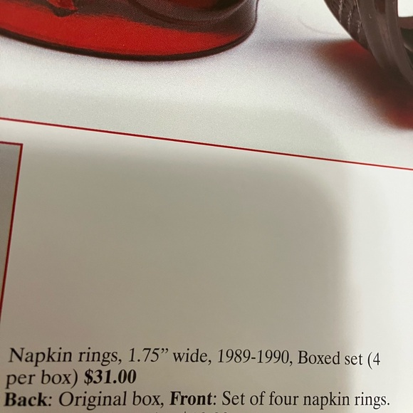 4 Napkin Rings - Picture 7 of 12